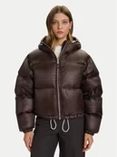 Kurtki damskie - Tommy Hilfiger Kurtka puchowa WW0WW46541 Brązowy Regular Fit - miniaturka - grafika 1