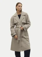 Płaszcze damskie - Vero Moda Płaszcz przejściowy Pop Miley 10319995 Beżowy Regular Fit - miniaturka - grafika 1