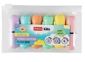 Flamastry - Zakreślacz Flash mini 6 kolorów EASY - Easy Stationery - miniaturka - grafika 1