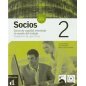 Książki do nauki języka hiszpańskiego - Difusion Socios 2 Cuaderno de ejercicios z płytą CD - Corpas Jaime, Martinez Lola, Sabater Maria Lluisa - miniaturka - grafika 1