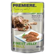 Mokra karma dla kotów - PREMIERE Finest Jelly Adult Kaczka 88x85 g - miniaturka - grafika 1