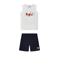 Koszulki dla dziewczynek - Zestaw chłopięcy DIADORA JB.SET SL KICK - miniaturka - grafika 1