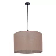 Lampy sufitowe - Sevana lampa wisząca 1-punktowa czarna/beżowa K-4375 - miniaturka - grafika 1