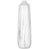 Wazony i flakony - Wazon Z Dolomitu Wysoki Mija 13X13X42 Kremowy + Popielaty - miniaturka - grafika 1