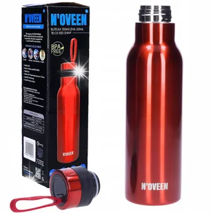 Kubek termiczny Noveen TB125 Red Shiny 0,5 l - Kubki termiczne - miniaturka - grafika 1