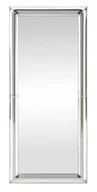 Lustra - Srebrne prostokątne lustro wiszące T8-E79 - miniaturka - grafika 1