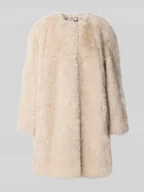 Płaszcze męskie - Płaszcz ze sztucznego futra o kroju regular fit z dodatkiem wiskozy model ‘EROS’ - miniaturka - grafika 1