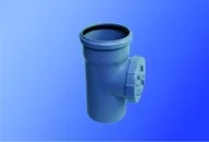 Odwodnienia, kanały i akcesoria - Kaczmarek Rewizja kanalizacyjna PP-HT 75mm popiel - 2247162100 - miniaturka - grafika 1