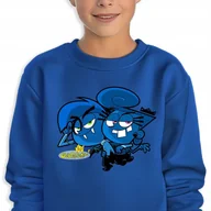 Bluzy dla dziewczynek - Bluza Dziecięca Granatowy Emo Cosmo&Wanda Mix Wiele Wzorów -140 Cm (9-11) - miniaturka - grafika 1