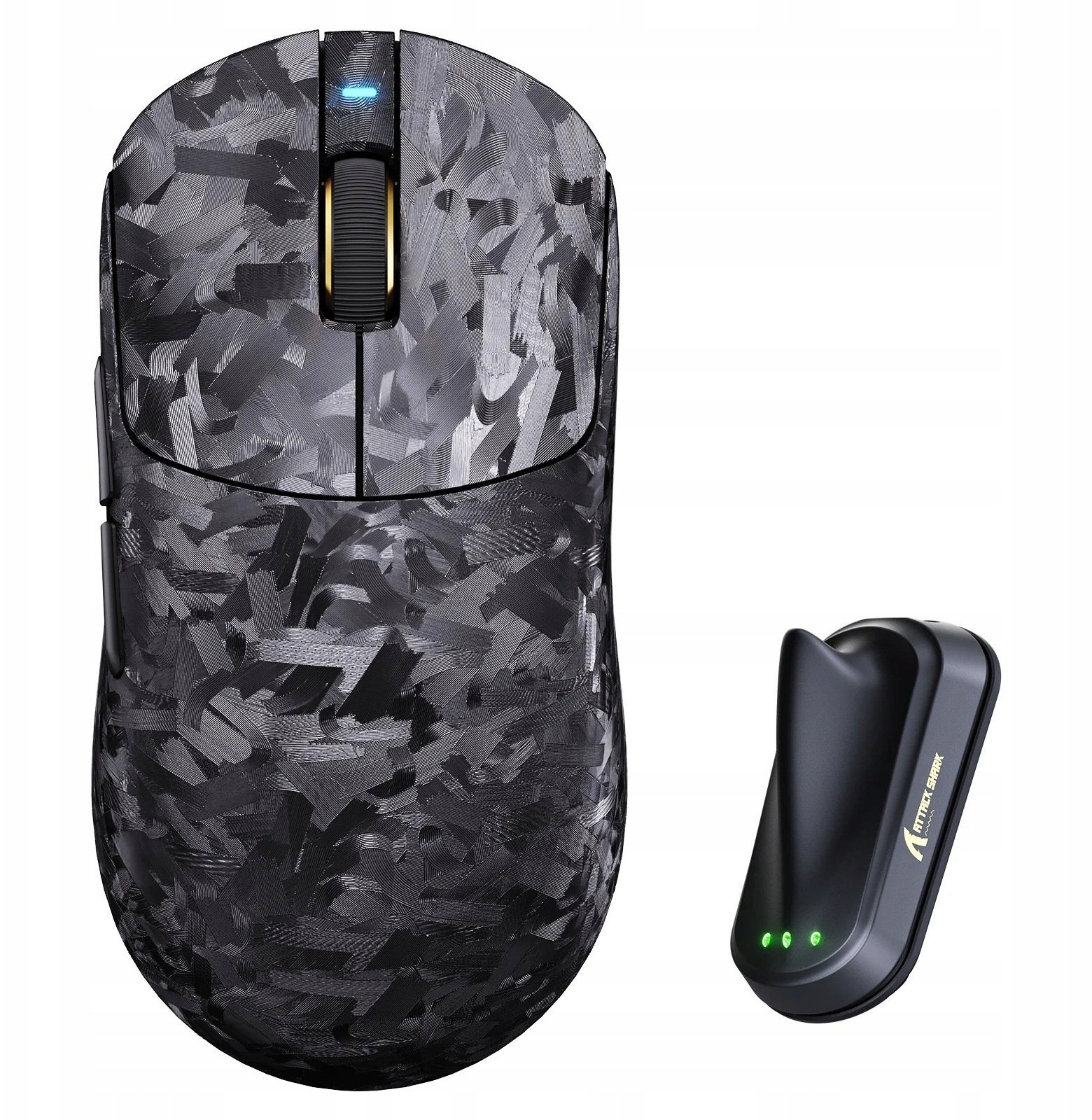 Attack Shark Mysz Attack Shark RS3 Ultra 8000Hz PAW3955Max Bezprzewodowa - Black