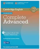 Książki do nauki języka angielskiego - Complete Advanced Teacher's Book + CD - Brook-Hart Guy, Simon Haines - miniaturka - grafika 1