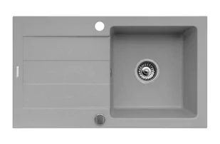 Pyramis SPARTA (76x44) 1B 1D szary 70130902 - Zlewozmywaki - miniaturka - grafika 1