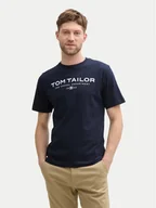 Koszulki męskie - Tom Tailor T-Shirt 1045773 Granatowy Regular Fit - miniaturka - grafika 1