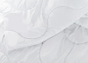 Kołdra 135 x 200 Mikrofibra Całoroczna Aya Biała - Kołdry - miniaturka - grafika 7