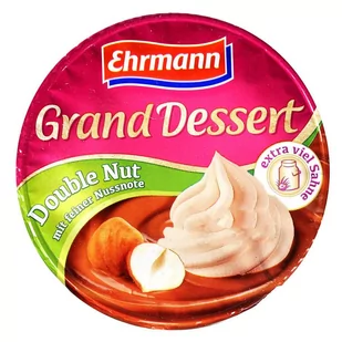 Ehrmann - Deser mleczny o smaku orzechowym i bitą śmietanką o smaku orzechowym - Kefiry, jogurty, maślanki - miniaturka - grafika 1
