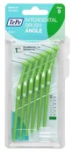 Szczoteczki międzyzębowe - TePe Angle Szczoteczki międzyzębowe 0,8mm - zielone 6szt. - miniaturka - grafika 1