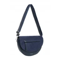 Torebki damskie - Elegancka Listonoszka Torebka Damska Granatowa LUIGISANTO HS0506-2 Blue - miniaturka - grafika 1