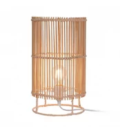 Lampy stojące - P18224-1T-D20 EDIN LAMPA STOŁOWA NATURAL&BIAŁY - miniaturka - grafika 1