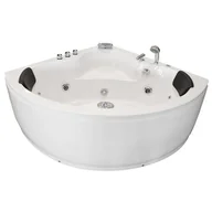 Wanny z hydromasażem - Wanna z hydromasażem narożna Turbo 135x135 cm MO-1636T - miniaturka - grafika 1