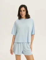 Bluzki damskie - Koszulka Damska Ruth Esotiq Jasno-Niebieski - S - miniaturka - grafika 1