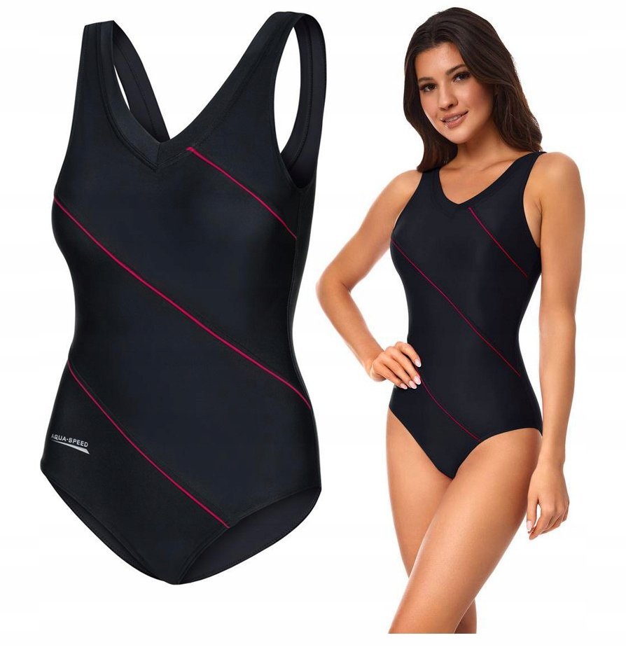AQUA SPEED STRÓJ KOSTIUM KĄPIELOWY JEDNOCZĘŚCIOWY DO PŁYWANIA PUSHUP L 40