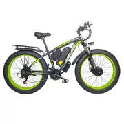 SMLRO XDC600 Electric Bike 26*4.0in All Terrain Fat Tires 1000W*2 Motors 55 km/h Max Speed 48V 22.4Ah Battery 140km Rang