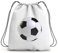 Torby szkolne - PLECAK WOREK PIŁKA NOŻNA SZKOLNY NA BUTY WF - miniaturka - grafika 1
