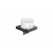 Mydelniczki i dozowniki mydła - ROCA A817037NM0 Dozownik szklany ścienny Brushed Titanium Black - miniaturka - grafika 1