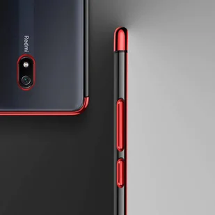 Clear Color case żelowy pokrowiec etui z metaliczną ramką Xiaomi Redmi 8A czarny - Etui i futerały do telefonów - miniaturka - grafika 9
