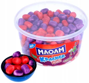 Maoam, gumy owocowe Wild Red Berries Kracher, 1200g, 265 sztuk - Gumy do żucia, lizaki, dropsy - miniaturka - grafika 1