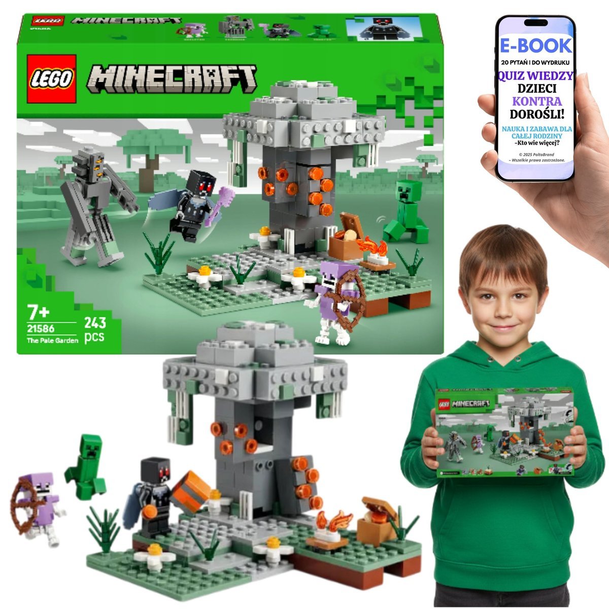 KLOCKI LEGO MINECRAFT Blady Ogród – sceny z gry drzewo z sercem 21586 Lego Dla Syna Chłopca 8 9 10 11 12 Latka + EBOOK-2