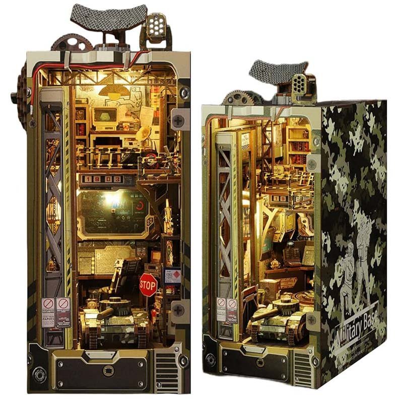 Miniaturowy domek Book Nook - Military world