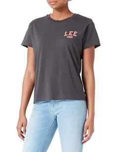 Lee Koszulka damska, Washed Black, XL, Washed Black, XL - Koszulki i topy damskie - miniaturka - grafika 1