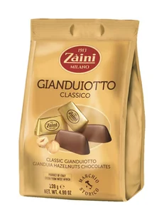 GIANDUIOTTO CLASSICO KLASYCZNE WŁOSKIE ORZECHOWE CZEKOLADKI ZAINI 139G - Bombonierki i czekoladki - miniaturka - grafika 1