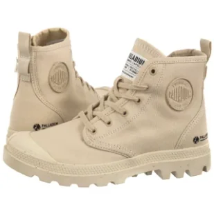 Trampki Pampa Hi Zip Organic Sahara 79101-210-M (PA143-a) Palladium - Trampki damskie - miniaturka - grafika 1