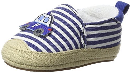 Sterntaler Chłopięce espadryle dziecięce do raczkowania i kapcie, niebieski - niebieski - 16 EU
