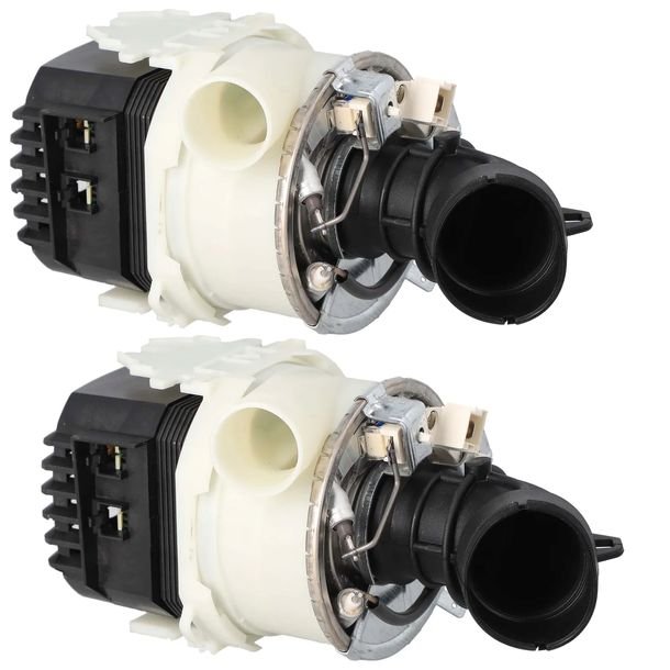 2 szt Pompa myjąca z turbina zmywarki Beko 1752480100 45W