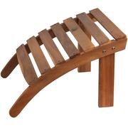 Fotele i krzesła ogrodowe - Podnóżek z drewna akacjowego do krzesła ogrodowego Adirondack - miniaturka - grafika 1