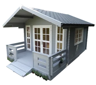 Domek parterowy z tarasem HAVILLA 12 + 7 m2 - Nordenwood - Altany ogrodowe - miniaturka - grafika 1