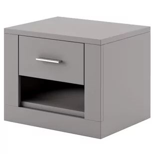 Stolik nocny IDEA ID-07 szary - Szafki nocne - miniaturka - grafika 1