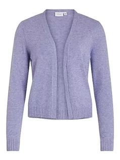 Swetry damskie - Vila Women's VIRIL Short L/S Knit kardigan-NOOS kurtka dzianinowa, Sweet Lavender/szczegóły: melanż, XXL, Sweet Lavender/Szczegóły: melanż, XXL - grafika 1