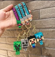 Breloczki dla dzieci - Brelok Minecraft 3D Breloczek Wisior Zawieszka - miniaturka - grafika 1