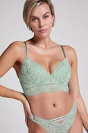 Biustonosze - Hunkemöller Usztywniony biustonosz bez fiszbin Andrea Zielony - miniaturka - grafika 1