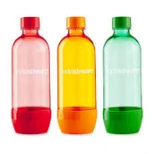 Akcesoria i części AGD - Zestaw 3 Butelek do Saturatora Sodastream 3 x 1L Kolorowe - miniaturka - grafika 1