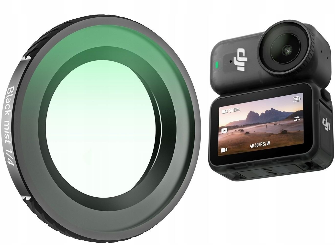 Filtr Black Mist 1/4 Efektowy Do Kamery Dji Osmo Nano Sunnylife + Etui / On-fi075-d