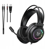 Słuchawki - Onikuma Słuchawki gamingowe X92 czarne - miniaturka - grafika 1