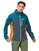 Kurtki męskie - Jack Wolfskin Męska kurtka softshell Eagle Peak Ii M Niebieski Orion S 1306911 - miniaturka - grafika 1