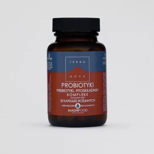 Terranova Terranova Probiotyki, Prebiotyk, Fitoskładniki 50 kapsułek - Suplementy naturalne - miniaturka - grafika 1