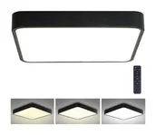 Lampy sufitowe - Brilagi - Oświetlenie ściemnialne LED POOL LED/48W/230V 3000-6000K 50x50 cm czarne + pilot - miniaturka - grafika 1