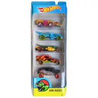 Samochody i pojazdy dla dzieci - Hot Wheels Dino Riders Pojazdy 5-pak DVG02 Mattel - miniaturka - grafika 1